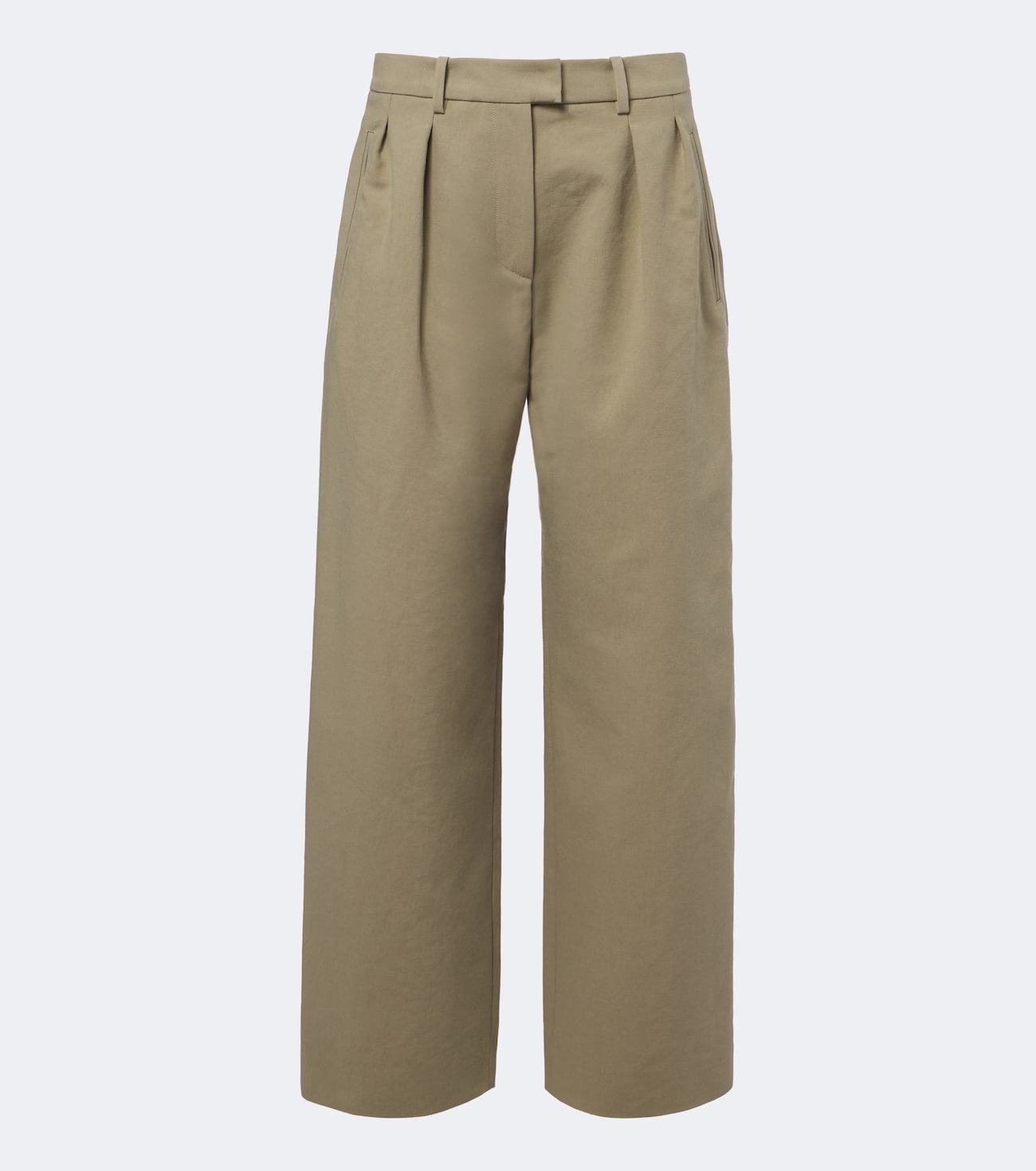 Cotton wide-leg pants