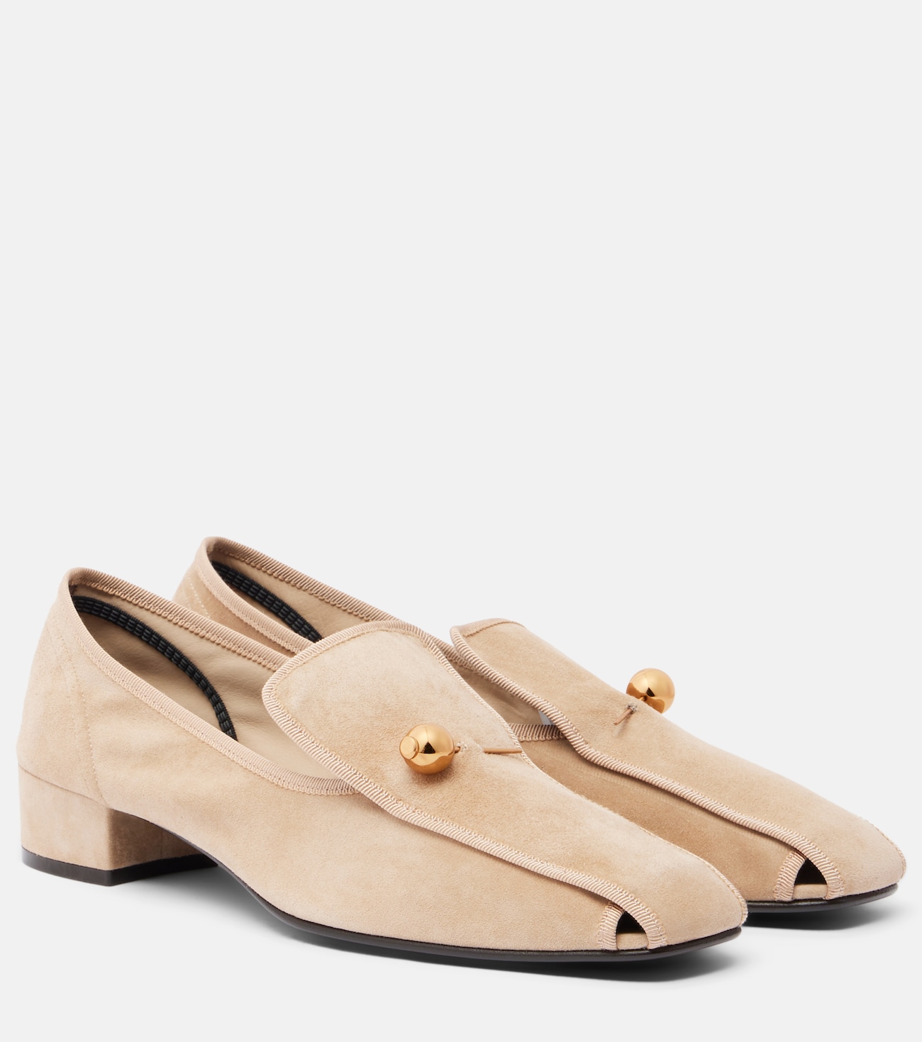 Showtime suede loafer pumps