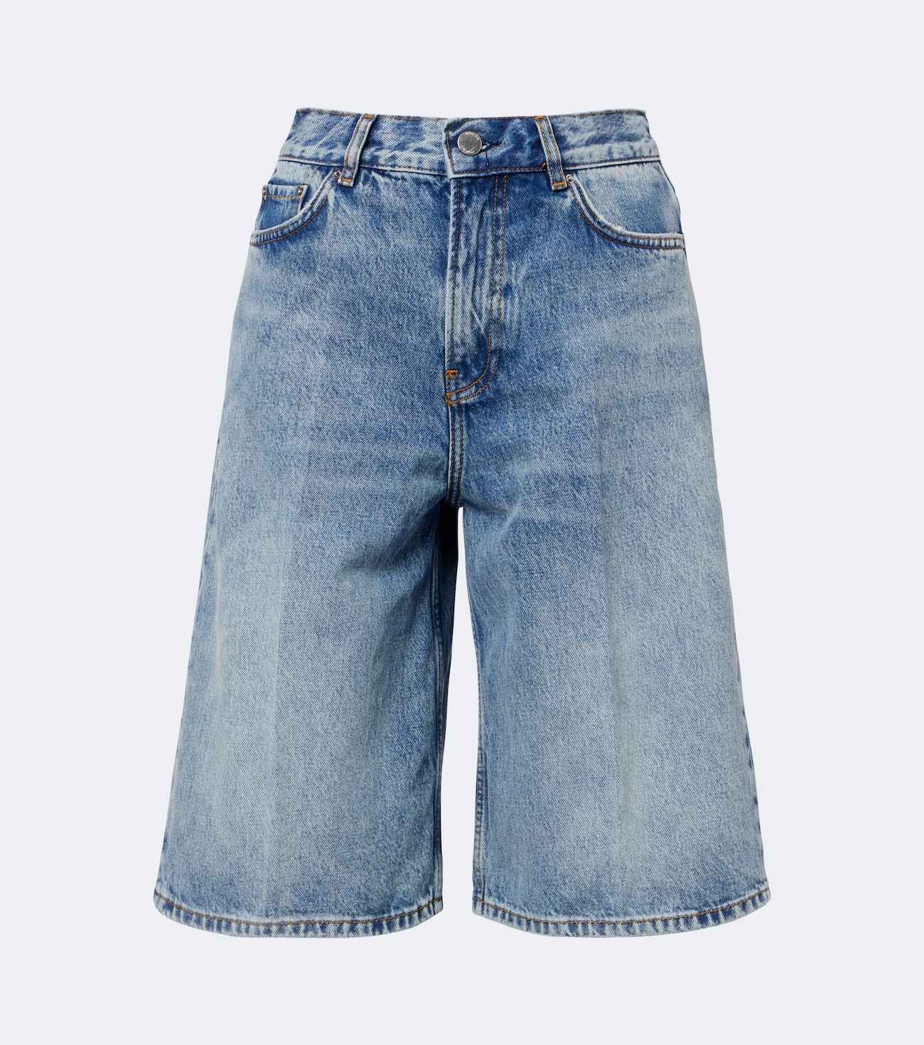 Denim Bermuda shorts