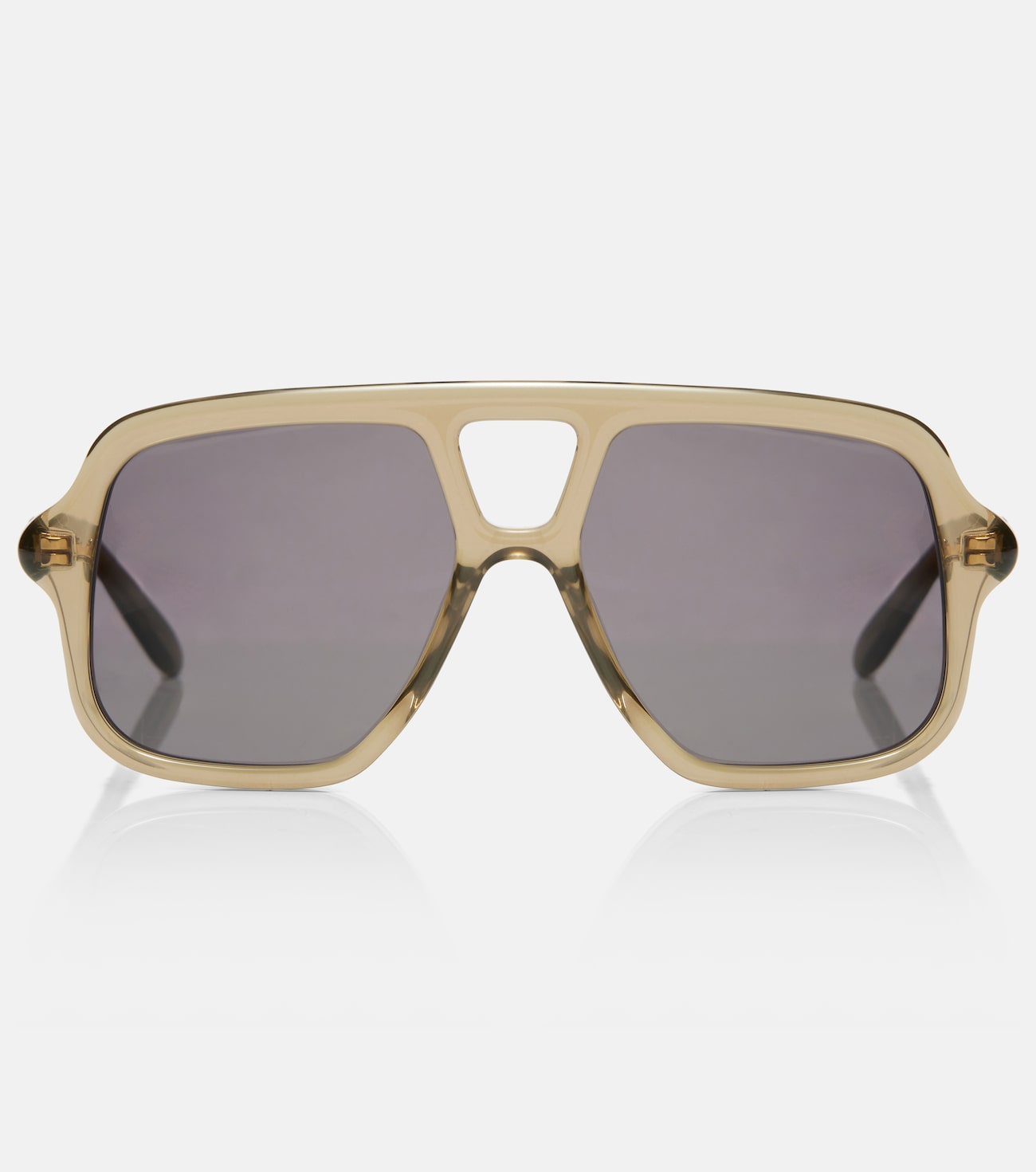 Slim navigator sunglasses
