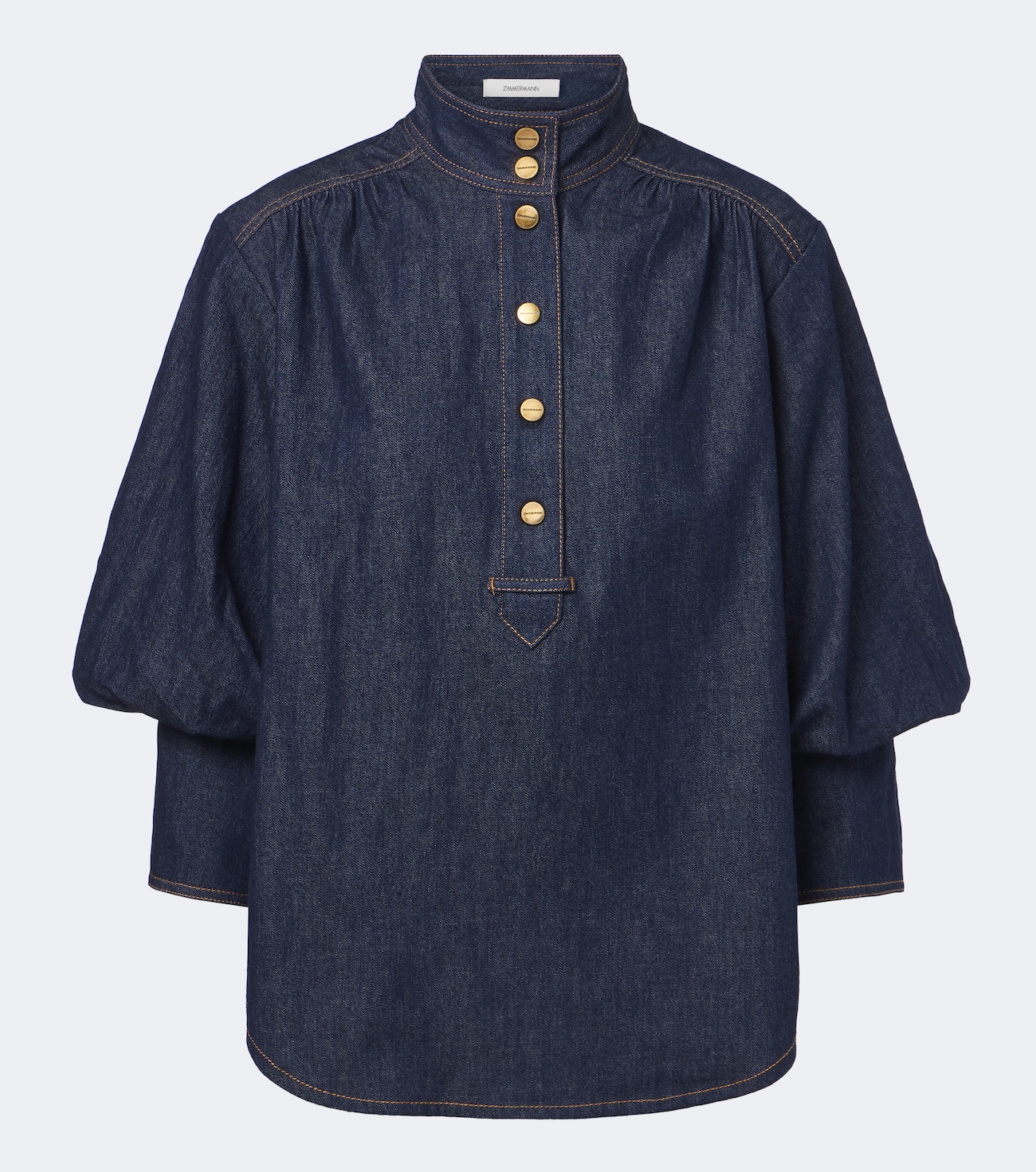 Denim blouse