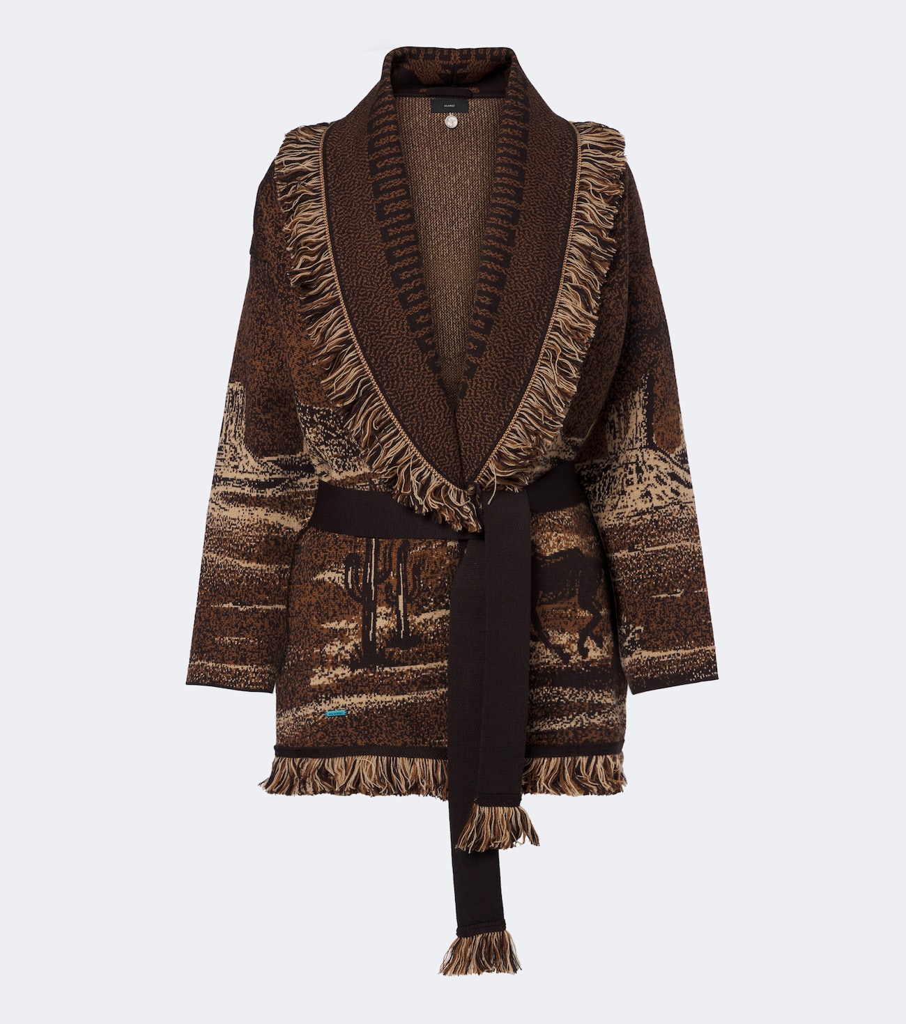 Wild Wild jacquard wool-blend cardigan