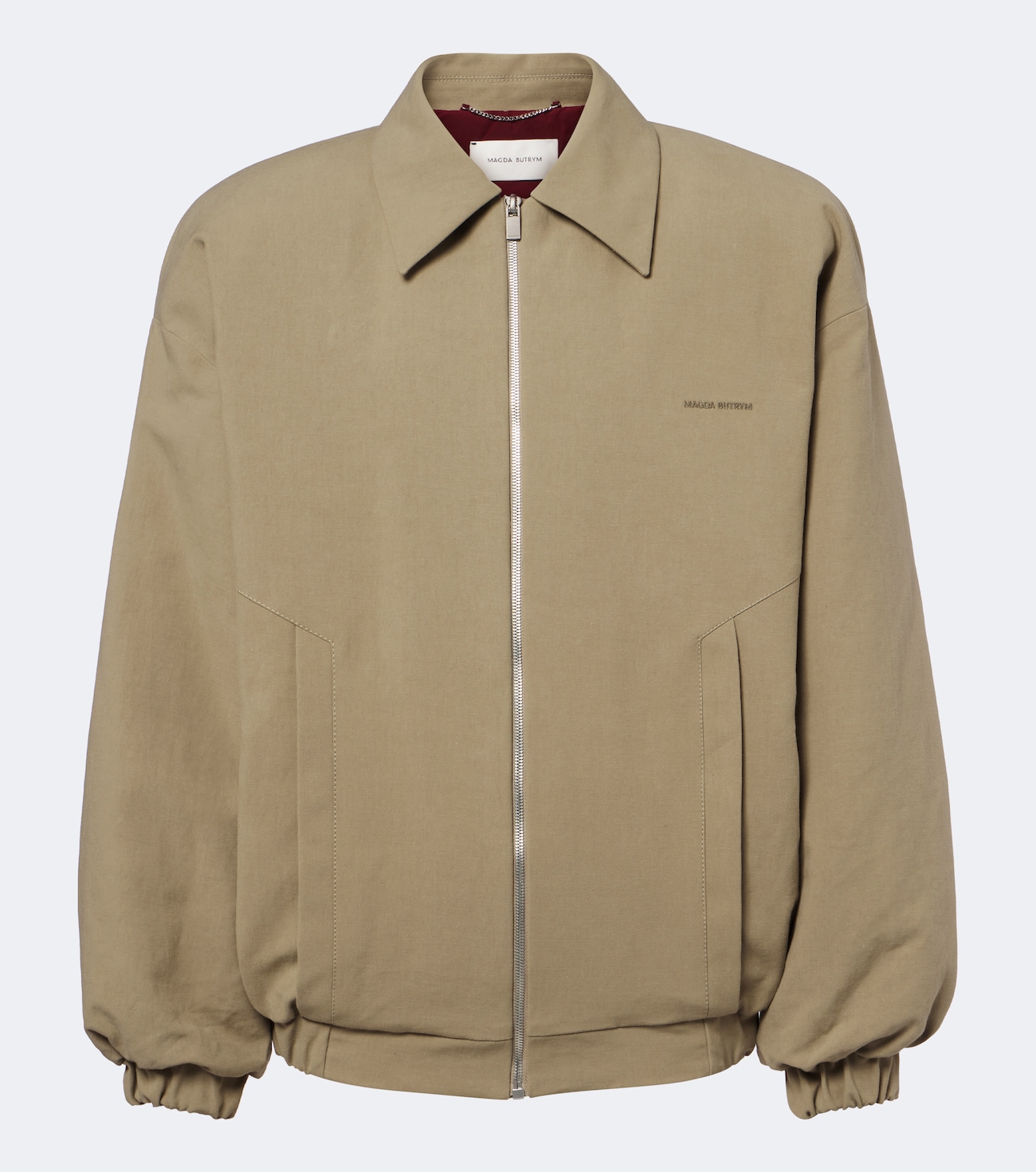 Cotton twill blouson jacket