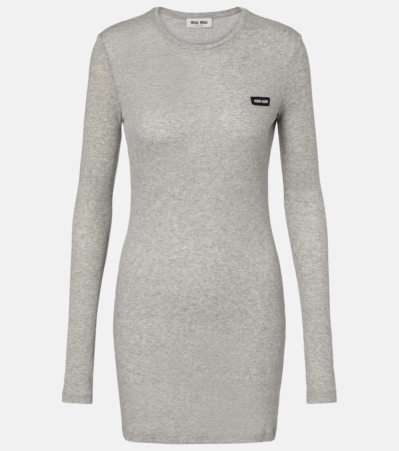 Cotton jersey minidress