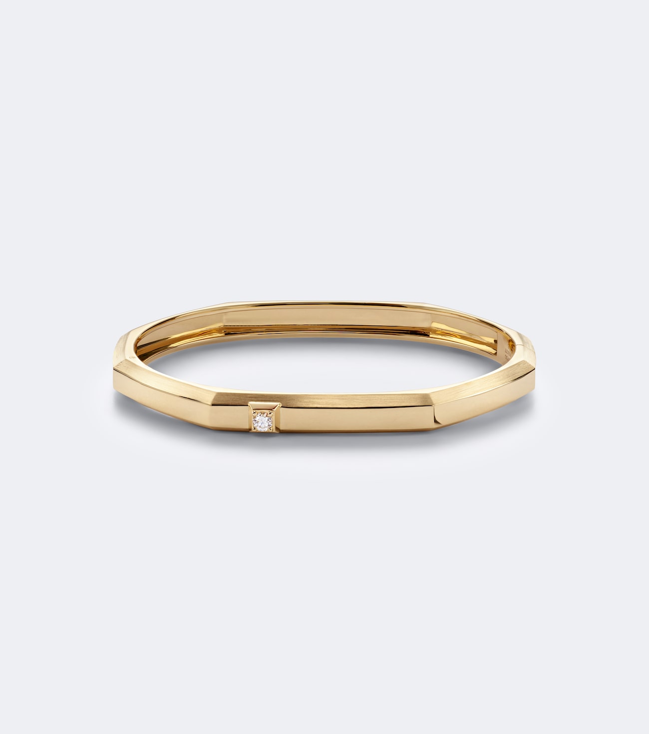 Moderniste 18kt gold bracelet with diamond