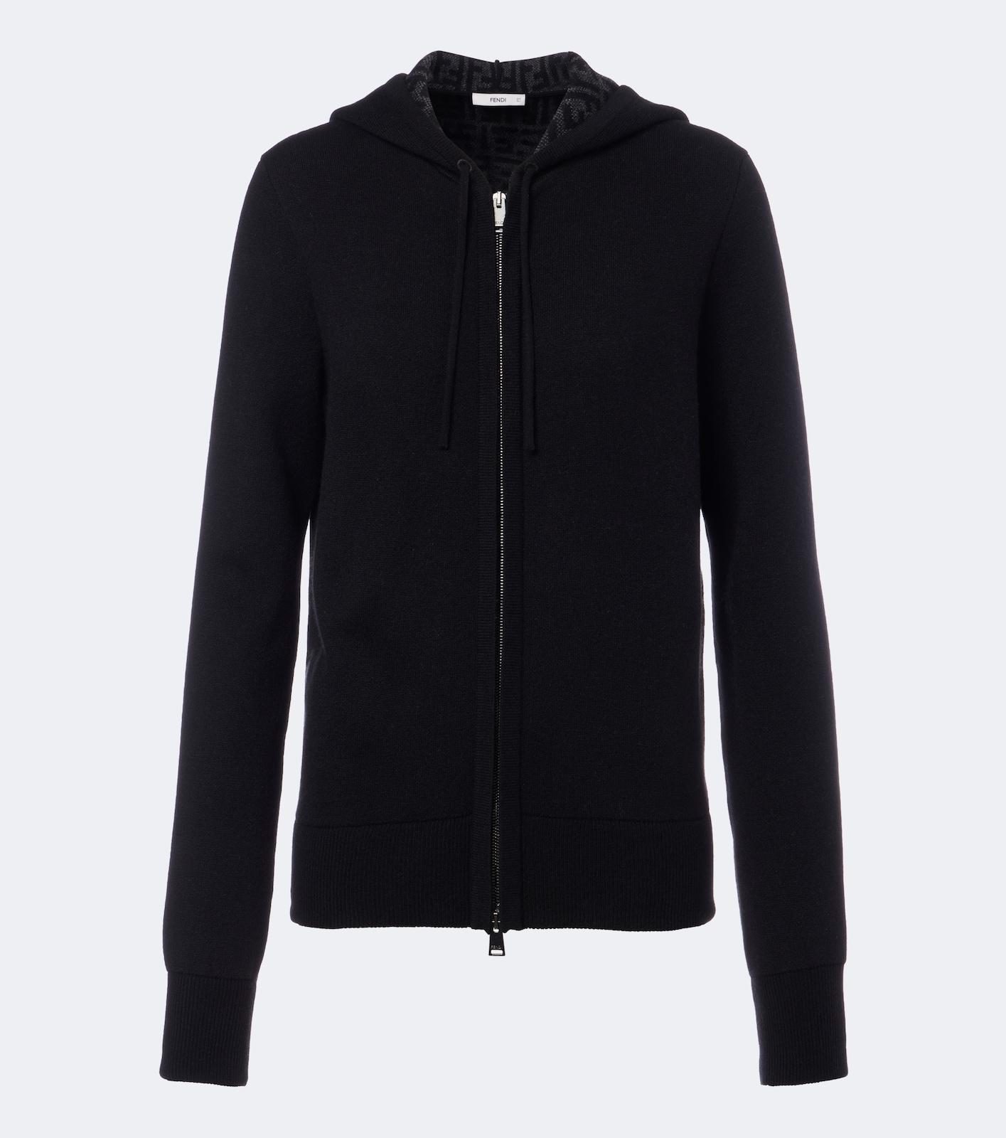 Zucca cashmere-blend zip-up hoodie