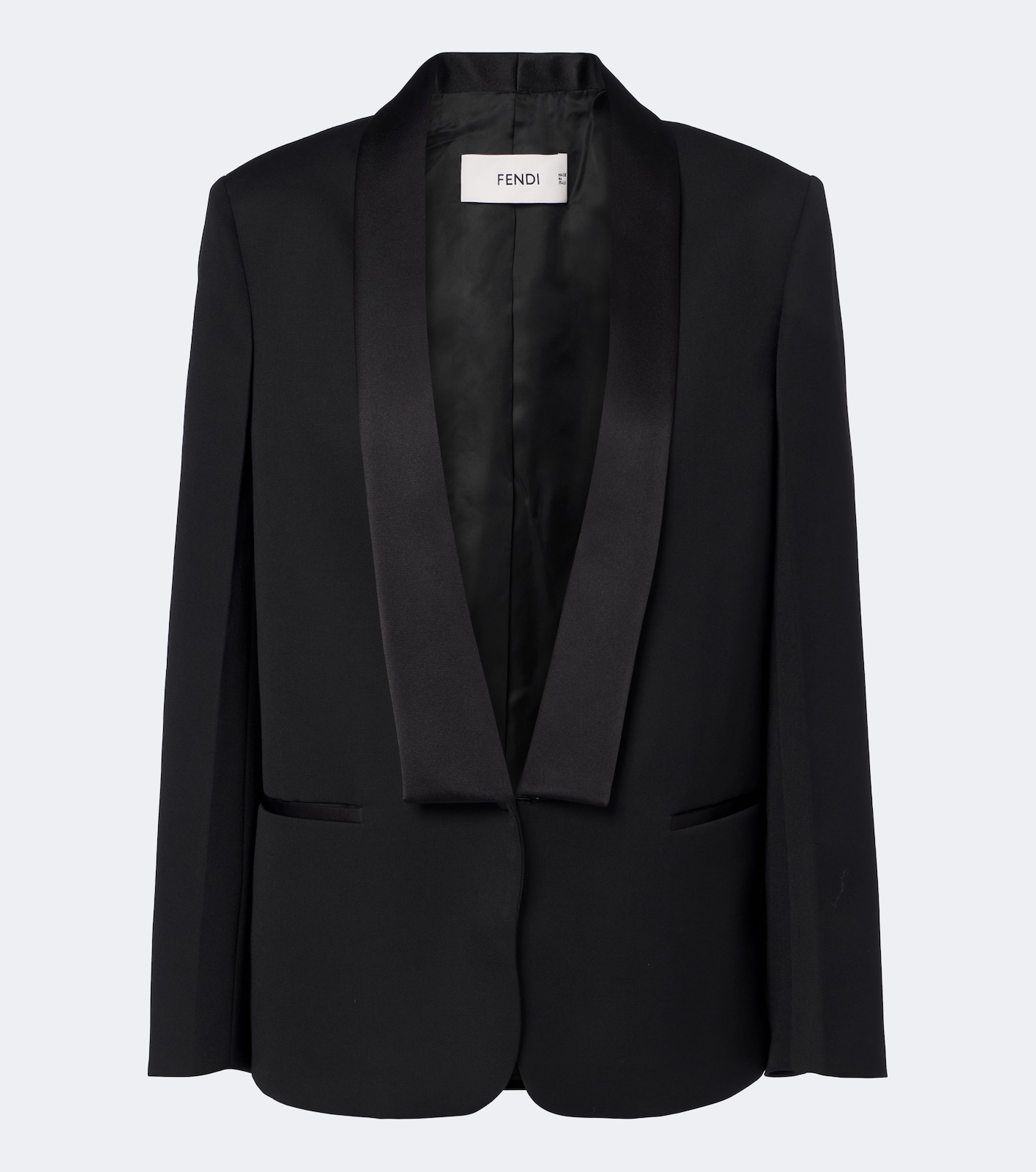 Virgin wool tuxedo jacket