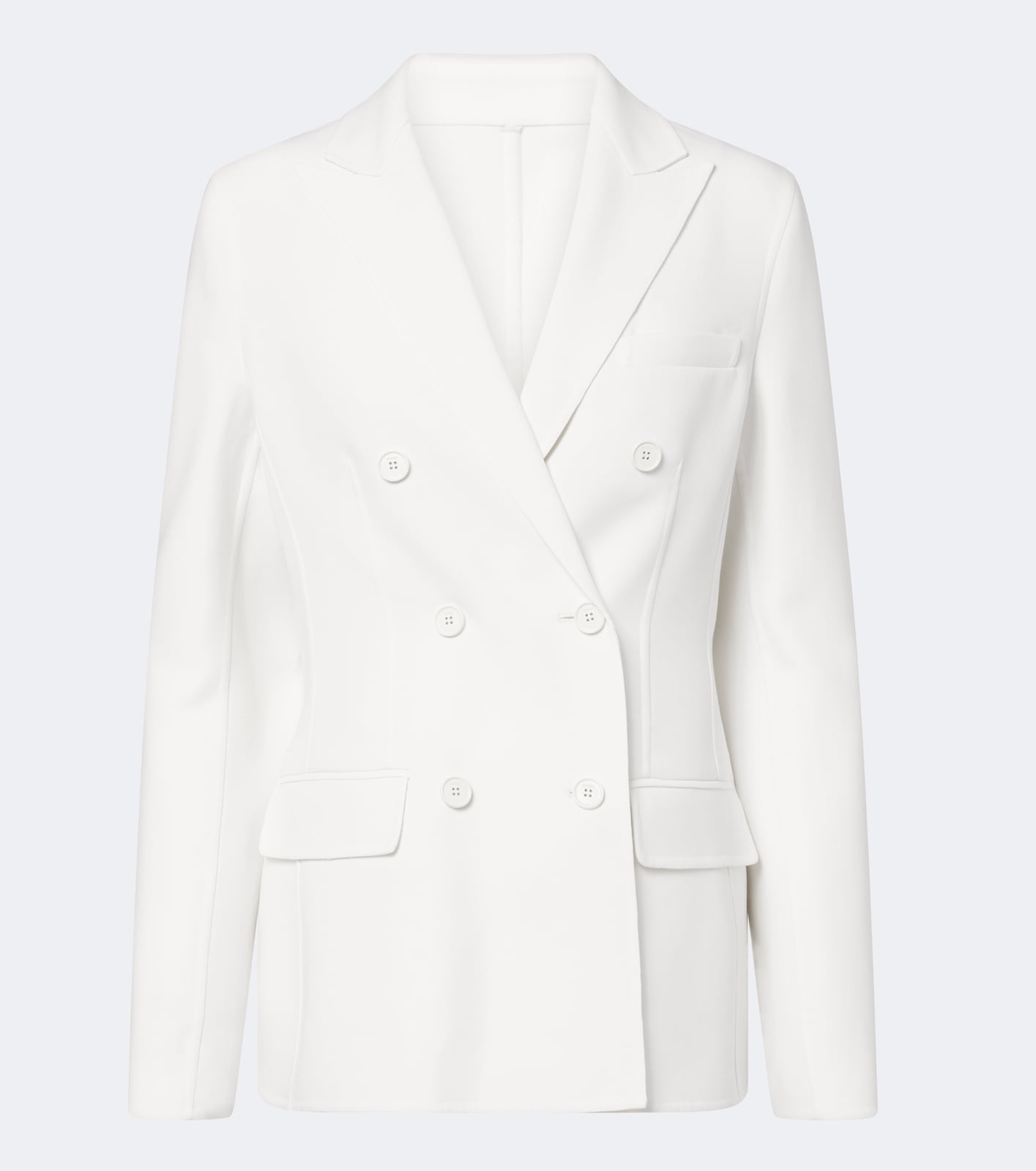 Double-breasted virgin wool blazer