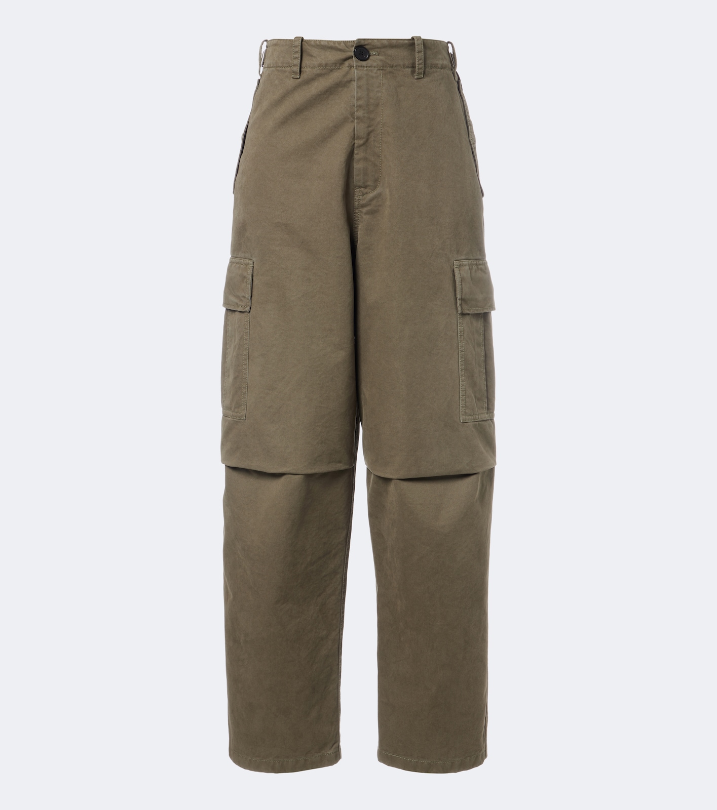 Denim cargo pants