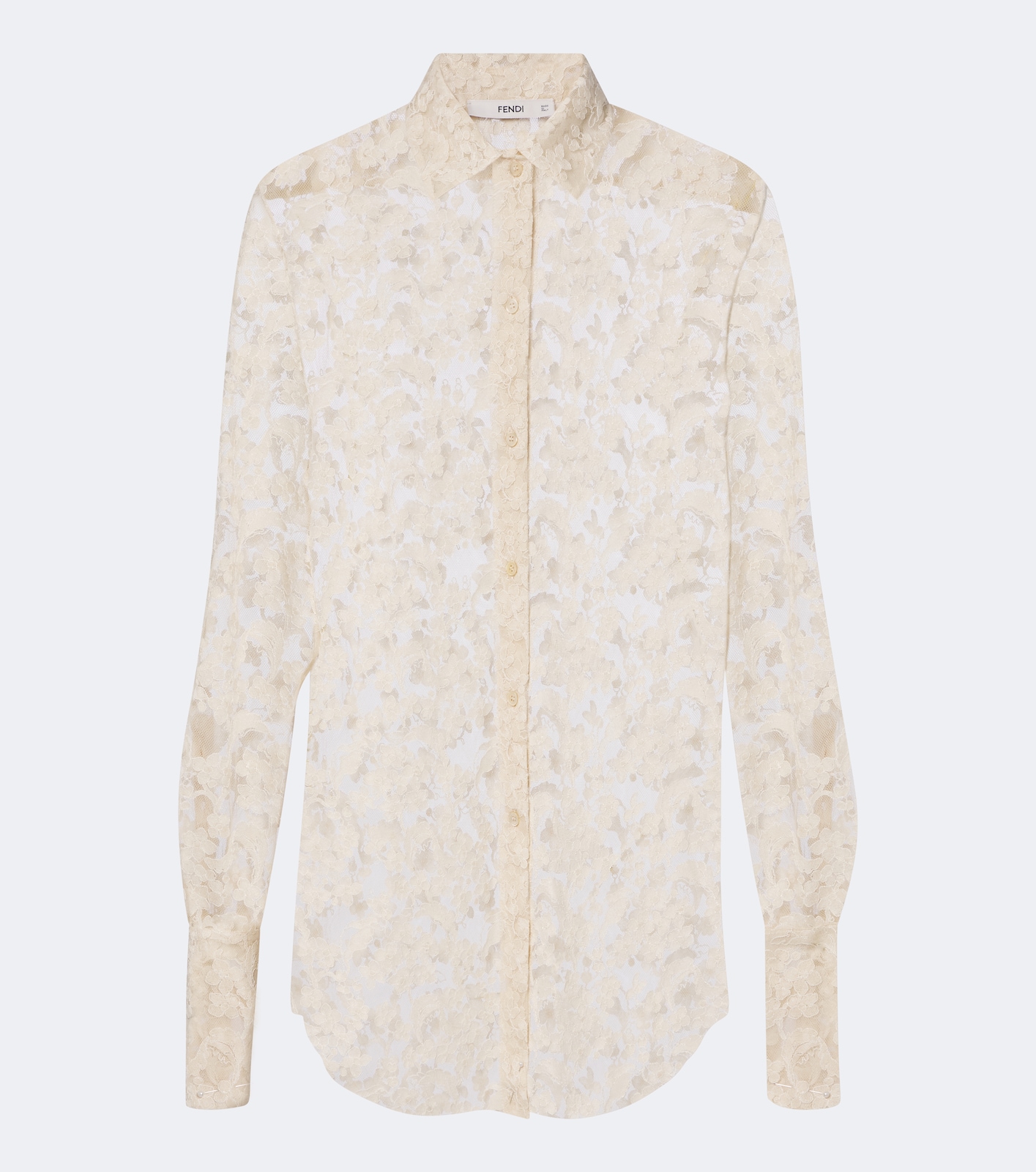 Sheer lace shirt