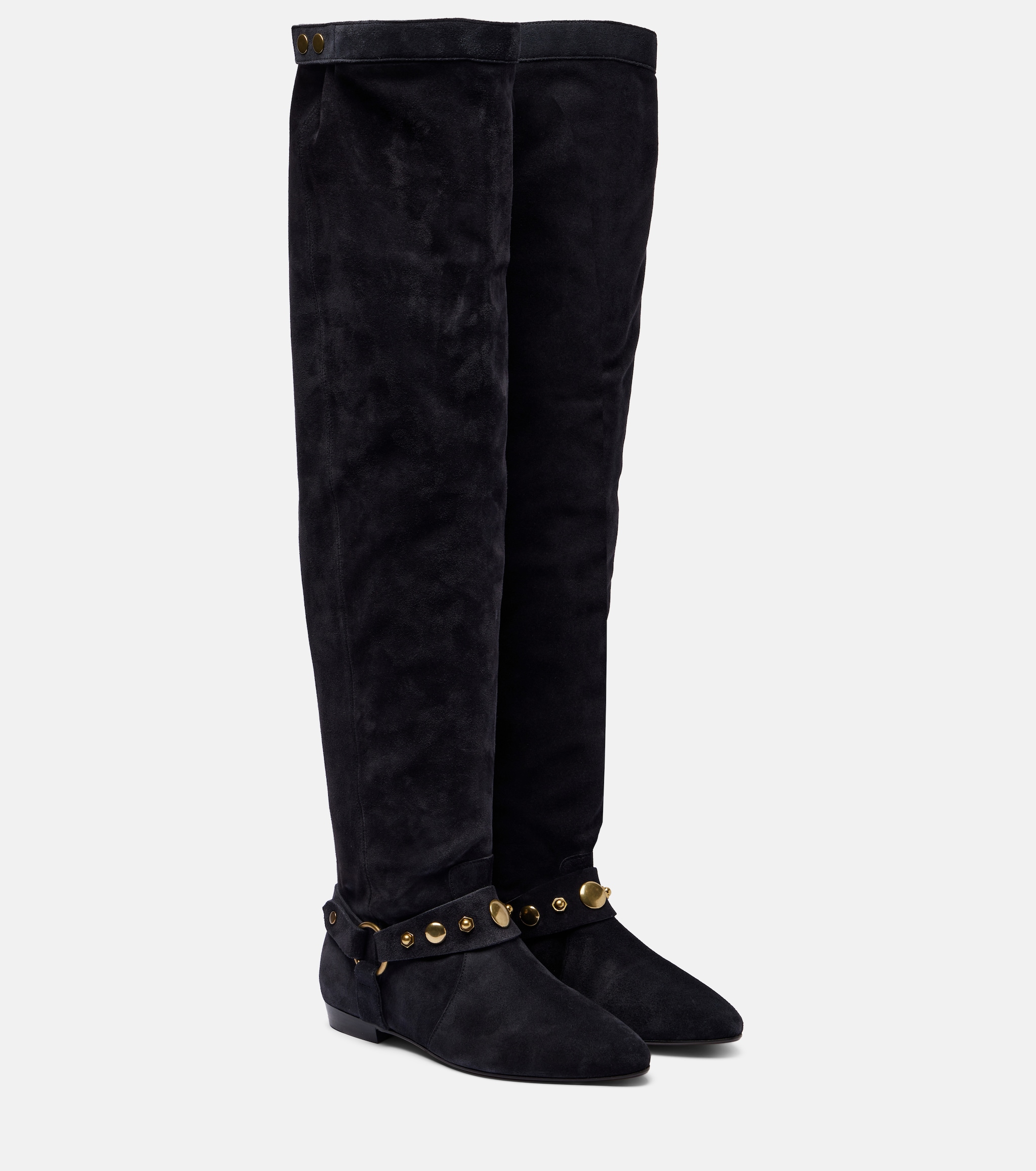 Selize suede over-the-knee boots