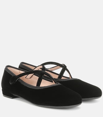 Ballerines en velours | Miu Miu