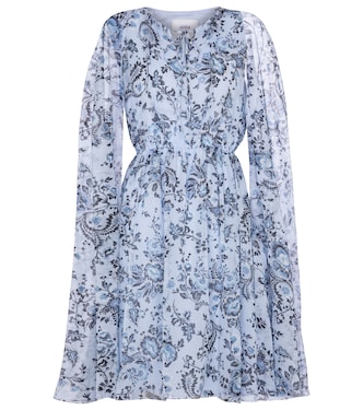 Robe Austin imprimée en soie | Erdem