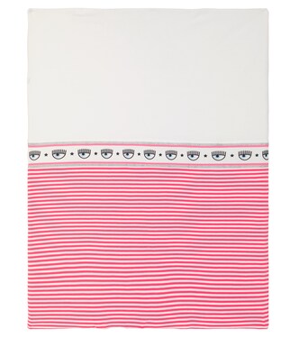 x Chiara Ferragni, bébé – Couverture Maxi Logomania en coton | Monnalisa
