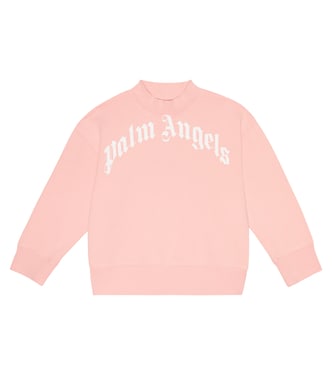 Logo cotton sweatshirt | Palm Angels Kids