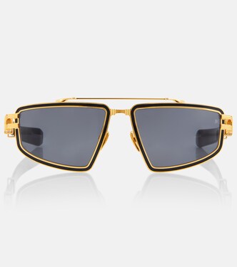 Titan rectangular sunglasses | Balmain