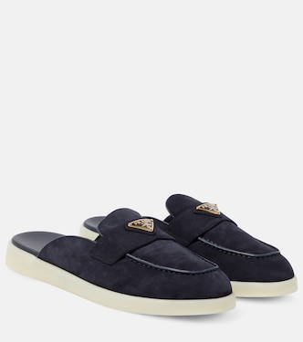 Slippers Saint Tropez aus Veloursleder | Prada