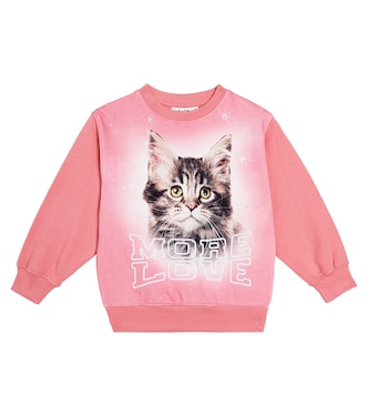 Monti printed cotton jersey sweatshirt | Molo
