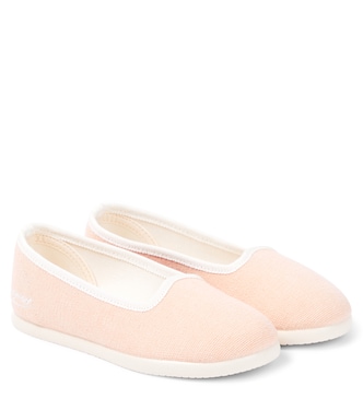 Floral canvas loafers | Bonpoint