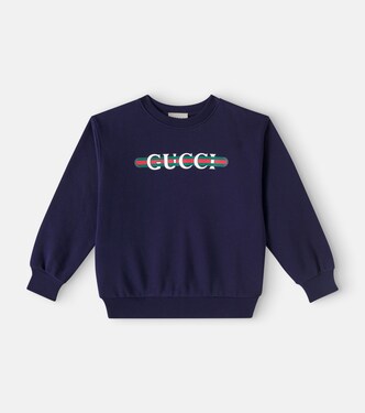 Sweatshirt Web Stripe aus Baumwolljersey | Gucci Kids