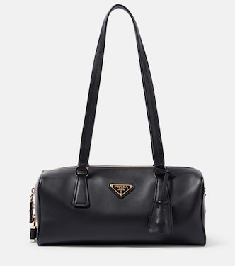Medium leather shoulder bag | Prada