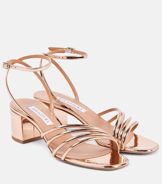 Latour 50 faux leather sandals | Aquazzura