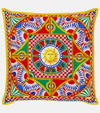 Medium printed canvas cushion | Dolce&Gabbana Casa