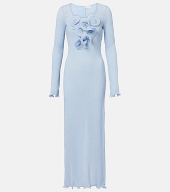 Floral-appliqué maxi dress | Magda Butrym