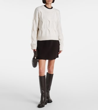 Sammie cable-knit cashmere sweater in white - Lisa Yang | Mytheresa