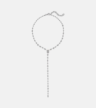 Illusion 18kt white gold necklace with diamonds | Shay Jewelry