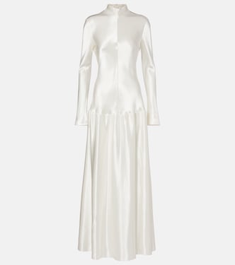 Robe longue Mila en satin | Fforme