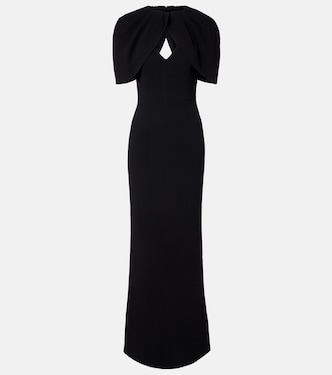 Robe longue Cameron en crêpe | Rebecca Vallance