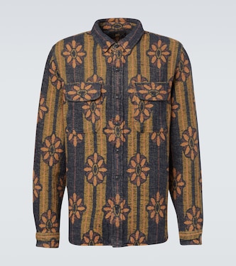 Floral striped cotton jacquard shirt | RRL