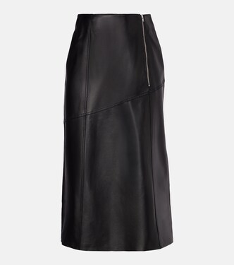 Bleistiftrock aus Leder | Victoria Beckham