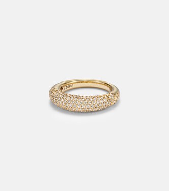 New York 66 Medium 18kt gold ring with diamonds | Engelbert