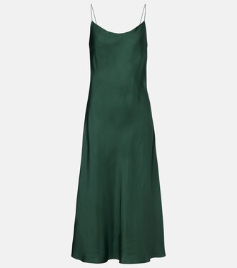 Lille silk twill slip dress | Asceno