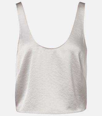 Barb satin tank top | Leset