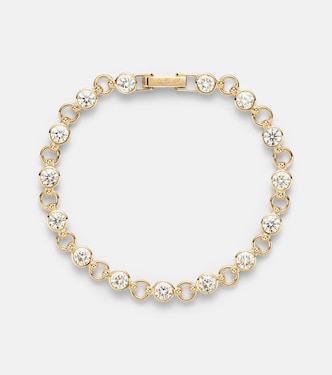 Rivière 18kt gold chain bracelet with diamonds | FoundRae
