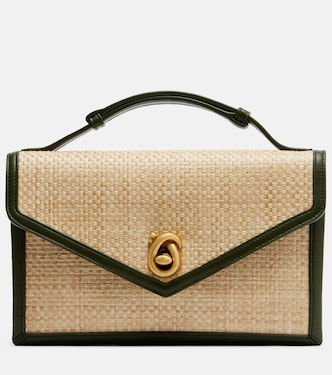 Knot Lock Medium raffia top-handle bag | Bottega Veneta