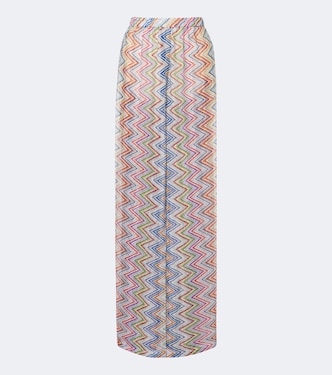 Zigzag wide-leg pants | Missoni