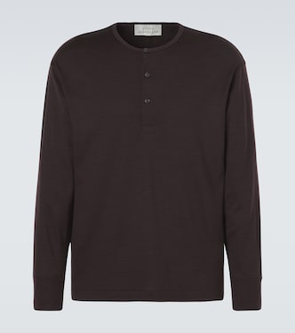 Kuyto wool Henley shirt | Studio Nicholson