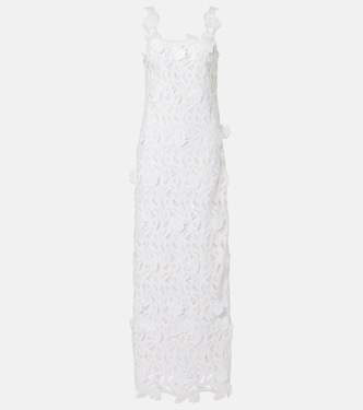 Marenna broderie anglaise sequined gown | Simkhai