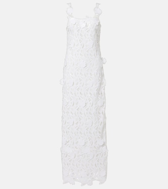 Marenna broderie anglaise sequined gown | Simkhai