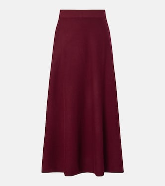 Torie cashmere midi skirt | Lisa Yang