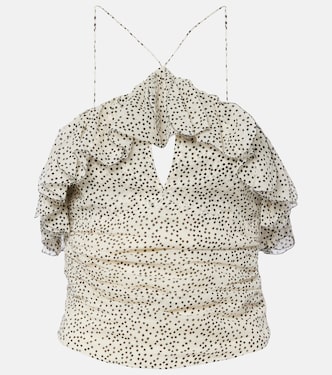 Djimia halterneck cotton-blend top | Marant Etoile