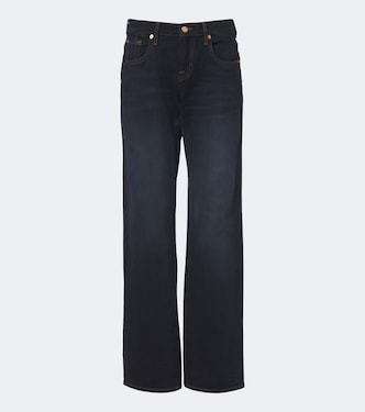 Faded straight jeans | 7 For All Mankind