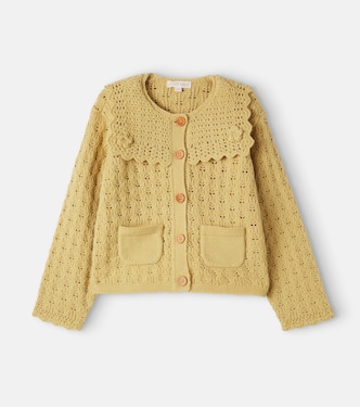 Anouchka floral-appliqué cardigan | Louise Misha