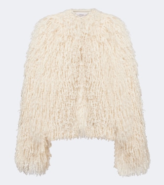 Chaqueta en mezcla de mohair, cachemir, seda y lana | Fendi