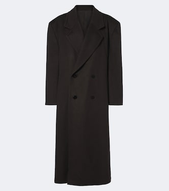 Double-breasted oversized cashmere coat | Gucci