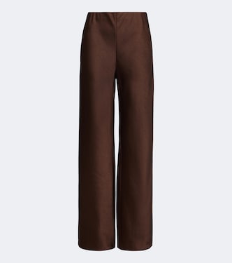 Colette satin wide-leg pants | Vince